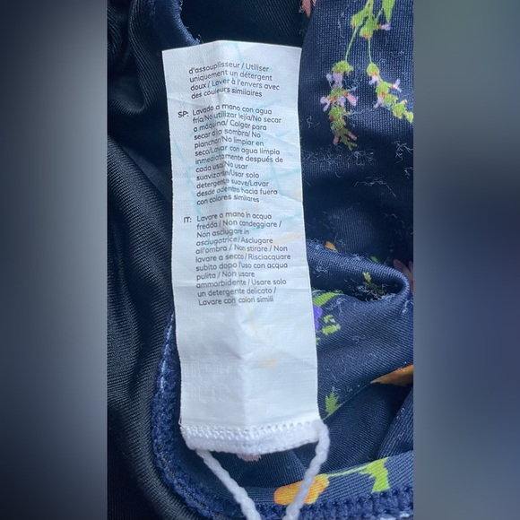 Cupshe Women Navy Floral Swimsuit One Piece Size XL - Picture 12 of 12